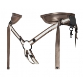 Бронзовый пояс для насадок Desirous Harness - Strap-on-me - купить с доставкой в Липецке