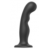 Черная насадка Strap-On-Me Dildo Plug P G size XXL - Strap-on-me - купить с доставкой в Липецке