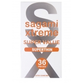 Ультратонкие презервативы Sagami Xtreme Superthin - 36 шт. - Sagami - купить с доставкой в Липецке