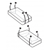 Фиксаторы для кровати WRAPAROUND MATTRESS RESTRAIN - Pipedream - купить с доставкой в Липецке
