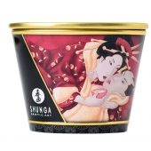 Массажная  свеча Sparkling Strawberry Wine с ароматом клубничного вина - 170 мл. - Shunga - купить с доставкой в Липецке