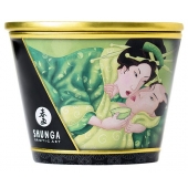 Массажная свеча Exotic Green Tea с ароматом зелёного чая - 170 мл. - Shunga - купить с доставкой в Липецке