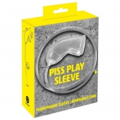 Прозрачная насадка на пенис Piss Play Sleeve для игр с мочеиспусканием - Orion - купить с доставкой в Липецке