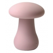 Розовый перезаряжаемый клиторальный стимулятор-грибочек Oyster Mushroom - CNT