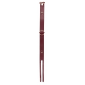 Бордовый ремень Halo Waist Belt - размер L-XL - Shots Media BV - купить с доставкой в Липецке