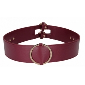 Бордовый ремень Halo Waist Belt - размер L-XL - Shots Media BV - купить с доставкой в Липецке