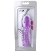 Фиолетовая насадка, удлиняющая половой член - 13,5 см. - Toyfa Basic - в Липецке купить с доставкой