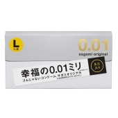 Презервативы Sagami Original 0.02 L-size увеличенного размера - 5 шт. - Sagami - купить с доставкой в Липецке