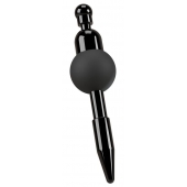 Черный уретральный вибростимулятор Vibrating Penis Plug - Orion - купить с доставкой в Липецке
