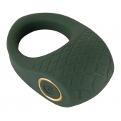 Зеленое эрекционное виброкольцо Luxurious Vibro Cock Ring - Orion - в Липецке купить с доставкой
