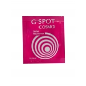 Стимулирующий интимный крем для женщин Cosmo G-spot - 2 гр. - Биоритм - купить с доставкой в Липецке