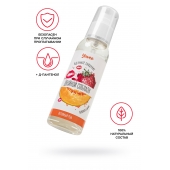Съедобная гель-смазка Yovee «Двойной соблазн» с Д-пантенолом и вкусом клубники и дыни - 100 мл. - ToyFa - купить с доставкой в Липецке