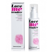 Съедобное согревающее массажное масло Love Me Tender Cotton Candy с ароматом сладкой ваты - 100 мл. - Love to Love - купить с доставкой в Липецке