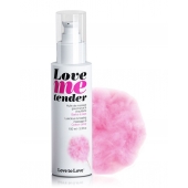 Съедобное согревающее массажное масло Love Me Tender Cotton Candy с ароматом сладкой ваты - 100 мл. - Love to Love - купить с доставкой в Липецке