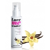 Съедобное согревающее массажное масло Love Me Tender Vanilla с ароматом ванили - 100 мл. - Love to Love - купить с доставкой в Липецке