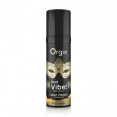 Съедобный гель Dual Vibe Pina Colada с эффектом вибрации и вкусом коктейля пина колада - 15 мл. - ORGIE - купить с доставкой в Липецке