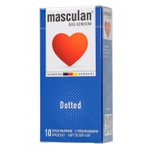 Презервативы с пупырышками Masculan Dotted - 10 шт. - Masculan - купить с доставкой в Липецке