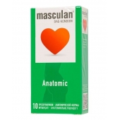 Презервативы анатомической формы Masculan Anatomic - 10 шт. - Masculan - купить с доставкой в Липецке