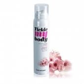 Массажная хрустящая пенка Tickle My Body Cherry Blossom с ароматом вишневого цвета - 150 мл. - Love to Love - купить с доставкой в Липецке
