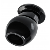 Черная анальная втулка Basic M - 6,5 см. - Toyfa Basic в Липецке Черная анальная втулка Basic M - 6,5 см. - Toyfa Basic