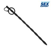Черный стимулятор уретры Sex Expert - Sex Expert - купить с доставкой в Липецке