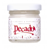 Массажная свеча Caramel   Popcorn - 35 мл. - Pecado - купить с доставкой в Липецке