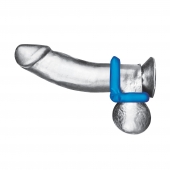Комплект из 2 эрекционных колец-восьмерок 2-Pack Duo Cock And Ball Stamina Enhancement Ring - BlueLine - в Липецке купить с доставкой