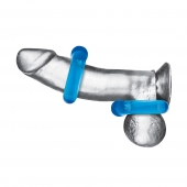 Комплект из двух колец для пениса 2-Pack Ultra-Stretch Stamina Endurance Ring - BlueLine - в Липецке купить с доставкой