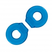 Комплект из двух колец для пениса 2-Pack Ultra-Stretch Stamina Endurance Ring - BlueLine - в Липецке купить с доставкой