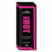 Гель для оральных ласк Oral Hot с согревающим эффектом - 15 гр. - HotFlowers - купить с доставкой в Липецке