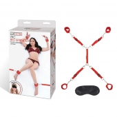 Красная фиксация на матрас Classic Bedspreader - Lux Fetish - купить с доставкой в Липецке
