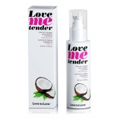 Съедобное согревающее массажное масло Love Me Tender Cocos с ароматом кокоса - 100 мл. - Love to Love - купить с доставкой в Липецке