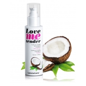 Съедобное согревающее массажное масло Love Me Tender Cocos с ароматом кокоса - 100 мл. - Love to Love - купить с доставкой в Липецке