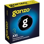 Презервативы увеличенного размера Ganzo XXL - 3 шт. - Ganzo - купить с доставкой в Липецке