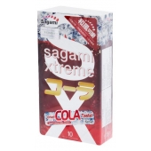 Ароматизированные презервативы Sagami Xtreme COLA - 10 шт. - Sagami - купить с доставкой в Липецке
