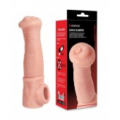 Телесная фантазийная насадка на член Cock Sleeve Size L - KOKOS - в Липецке купить с доставкой