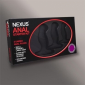 Набор из 3 массажеров простаты чёрного цвета NEXUS ANAL STARTER KIT - Nexus Range - в Липецке купить с доставкой