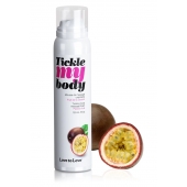 Массажная хрустящая пенка Tickle my body с ароматом маракуйи - 150 мл. - Love to Love - купить с доставкой в Липецке