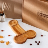 Деревянное блюдо для подачи в форме члена (32,5 х 20 х 1,7 см) - Сима-Ленд - купить с доставкой в Липецке