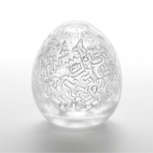 Мастурбатор-яйцо Keith Haring EGG PARTY - Tenga - в Липецке купить с доставкой