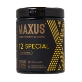 Презервативы с точками и рёбрами MAXUS Special - 12 шт. - Maxus - купить с доставкой в Липецке