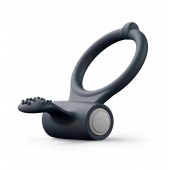 Черное эрекционное кольцо Power Clit - Dorcel - в Липецке купить с доставкой