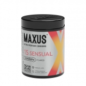 Анатомические презервативы MAXUS Sensual - 15 шт. - Maxus - купить с доставкой в Липецке