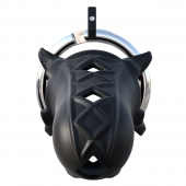 Черный замок верности Extreme Silicone Cock Blocker - Pipedream - купить с доставкой в Липецке