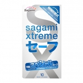 Презервативы Sagami Xtreme Ultrasafe с двойным количеством смазки - 10 шт. - Sagami - купить с доставкой в Липецке