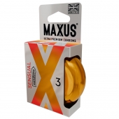 Презервативы анатомической формы Maxus Sensual - 3 шт. - Maxus - купить с доставкой в Липецке