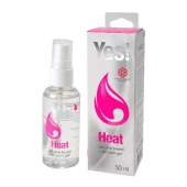 Возбуждающая силиконовая вагинальная смазка Yes Heat - 50 мл. - Sitabella - купить с доставкой в Липецке