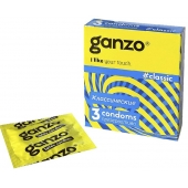 Классические презервативы с обильной смазкой Ganzo Classic - 3 шт. - Ganzo - купить с доставкой в Липецке