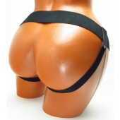 Трусики для страпона коричневого цвета - БДСМ Арсенал - купить с доставкой в Липецке