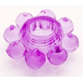 Мягкая фиолетовая гелевая насадка - Toyfa Basic - в Липецке купить с доставкой